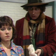 The newly-regenerated Doctor (Tom Baker) offers a glum Sarah-Jane Smith (Elisabeth Sladen) a jelly baby in “Robot.”